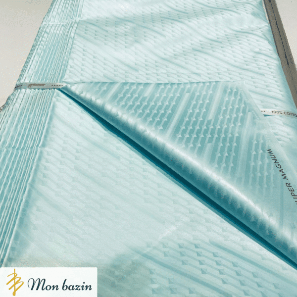 Bazin Getzner Bleu Ciel “Djenné”