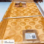 Bazin Getzner Orange Safran “Ségou” – Image 3