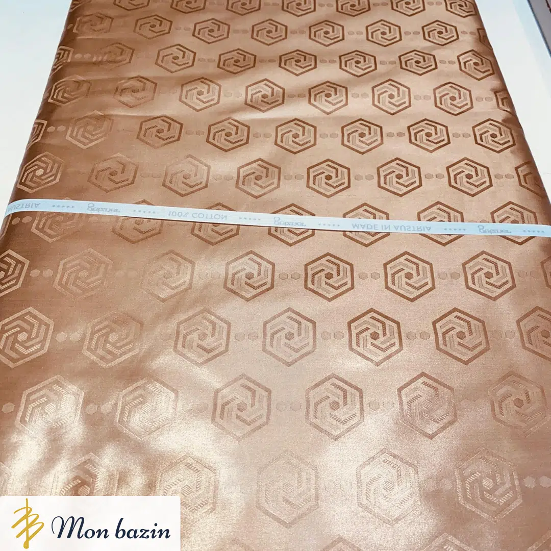 Bazin Getzner Marron Cacao “Tombouctou” – Image 2