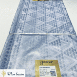 Bazin Getzner Bleu Perle “Sikasso”