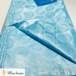 Bazin Getzner Bleu Turquoise “Bamako”