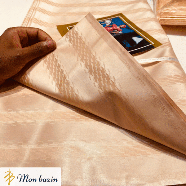 Bazin Getzner Beige Sable “Tombouctou”