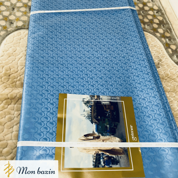 Bazin Getzner Bleu Acier “Koulikoro”