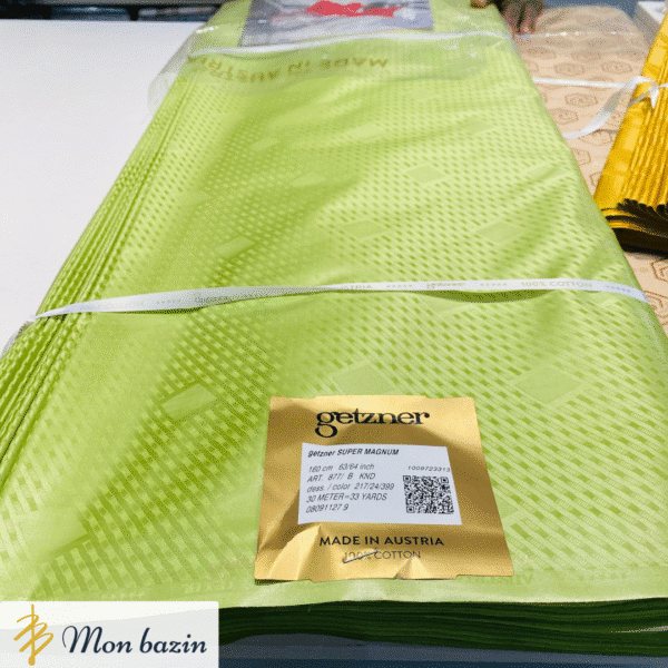 Bazin Getzner Vert Émeraude “Mandé”