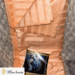 Bazin Getzner Orange Pêche “Ségou”