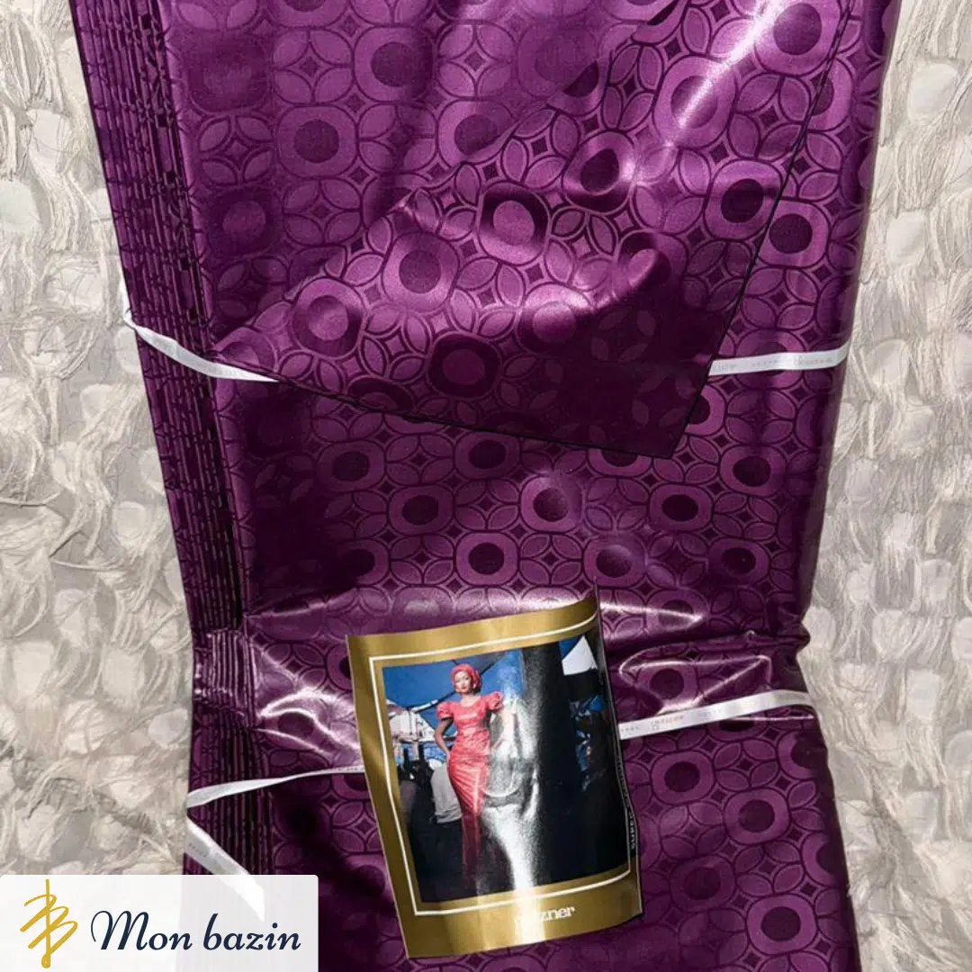 Bazin Getzner Bordeaux Profond “Sikasso” – Image 1