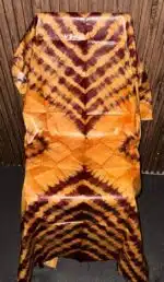 Bazin teinté jaune