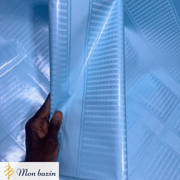 Bazin riche Bleu Ciel Profond “Bamako”