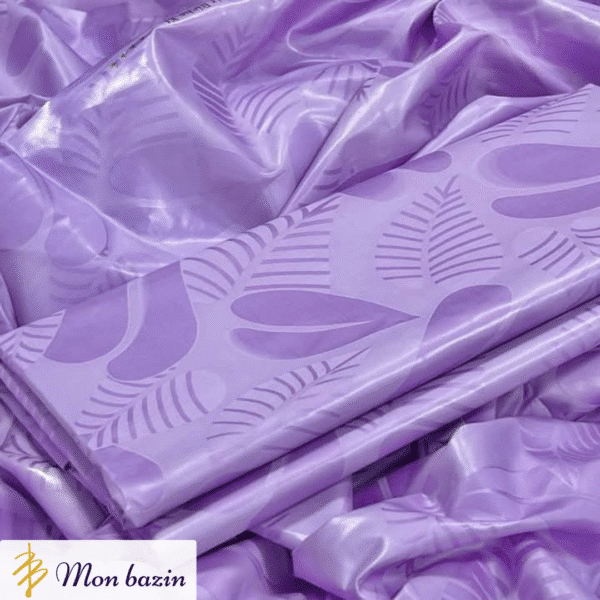 Bazin riche Violet Azur “Dioïla”