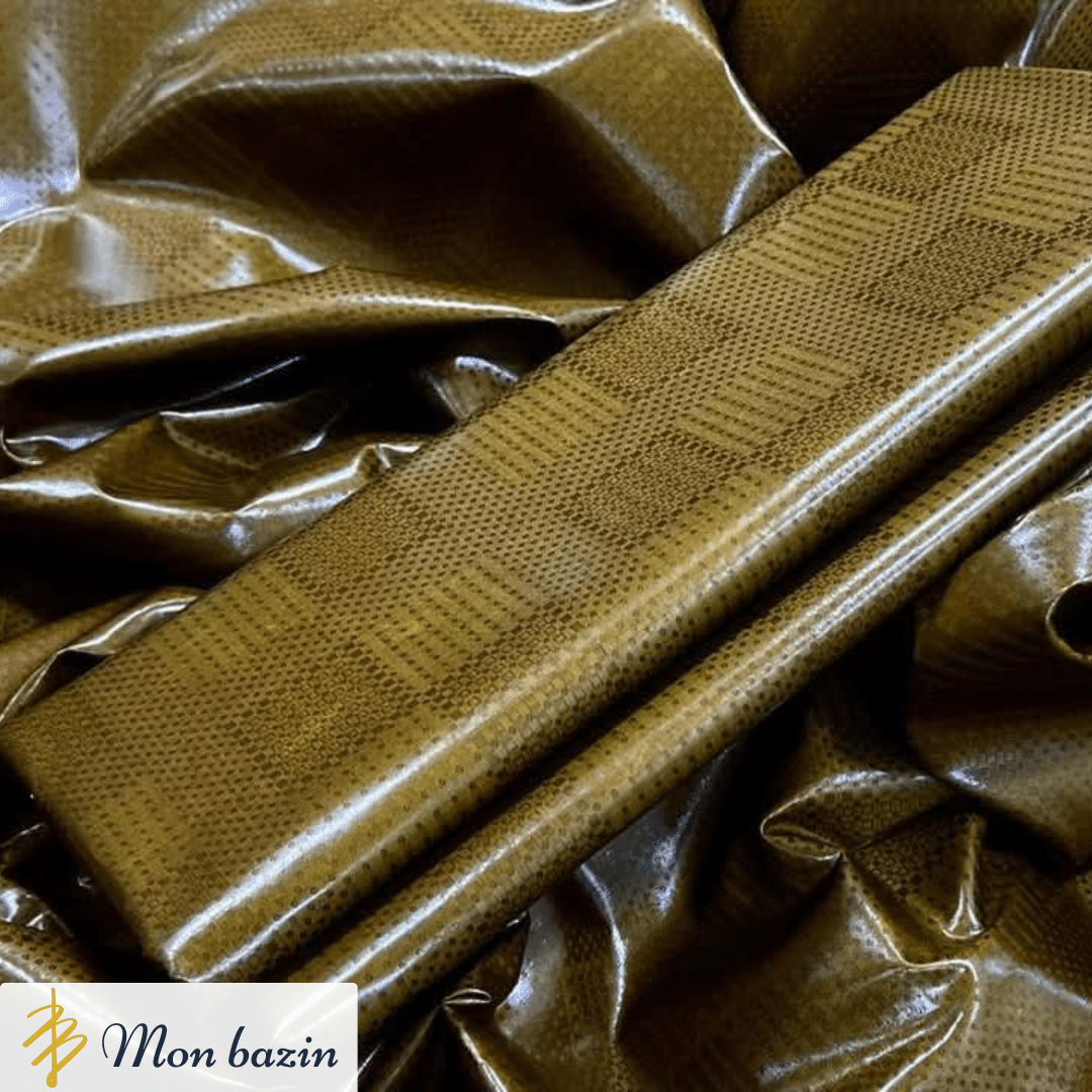 102 Bazin riche Brun Ébène “Yanfolila” – Image 1