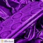 Bazin riche Violet Profond “Djenne”