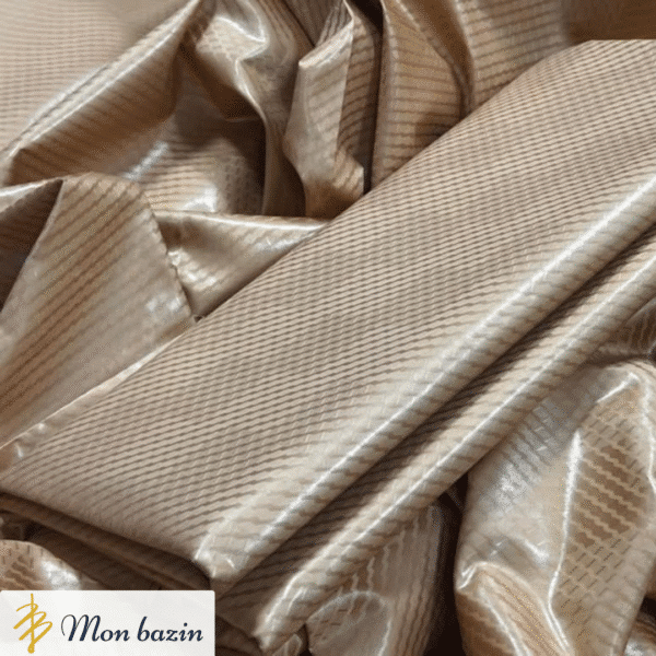 Bazin riche Beige Lin “Markala”