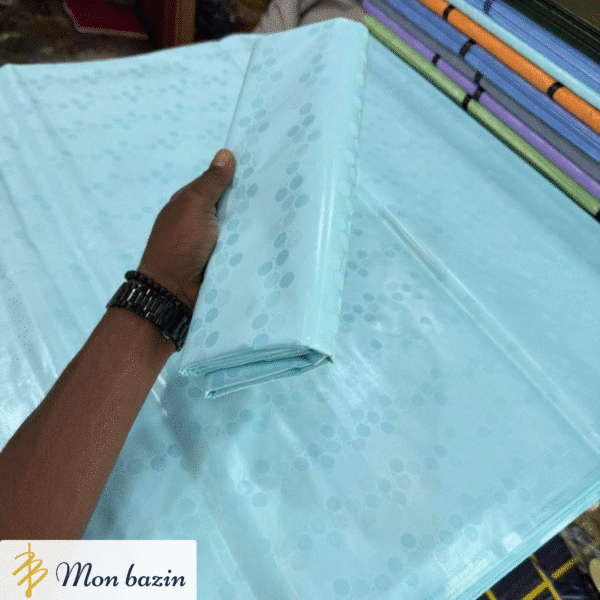 Bazin riche Bleu Glacier “Goundam”