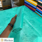 Bazin riche Bleu Turquoise Profond “Ansongo”