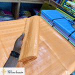 Bazin riche Orange Soleil “Sikasso”