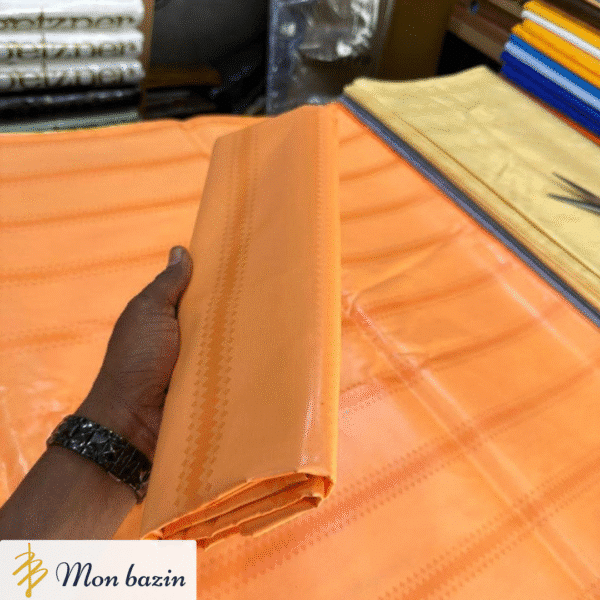 Bazin riche Orange Sublime “Banamba”