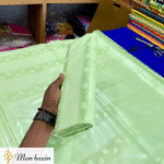 Bazin riche Vert Lichen “Kita”