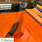 Bazin riche Orange Étincelant “Markala”