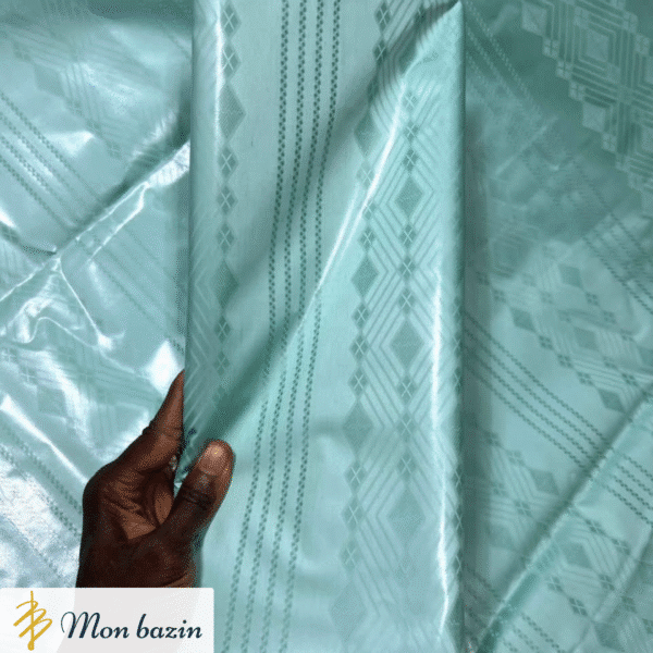 Bazin riche Bleu Lagune “Diéma”