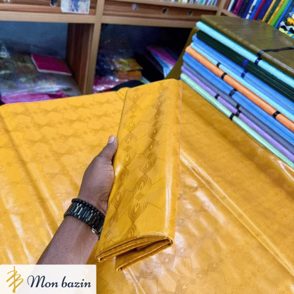 Bazin riche Jaune Radieux “Kolokani”