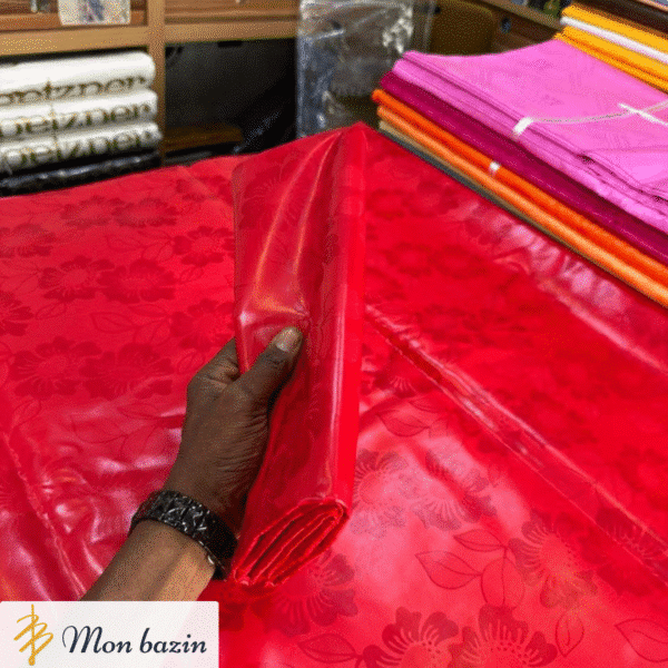 Bazin riche Rouge Nuit “Tominian”