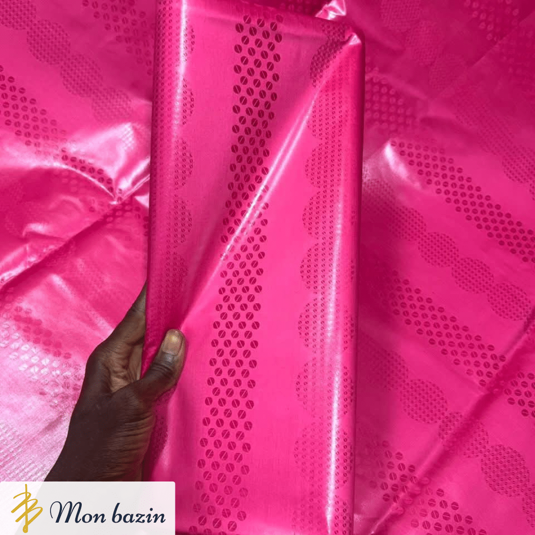 20 Bazin riche Rose Cristal “Goundam” – Image 1