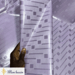 Bazin riche Gris Éclatant “Baraouéli”