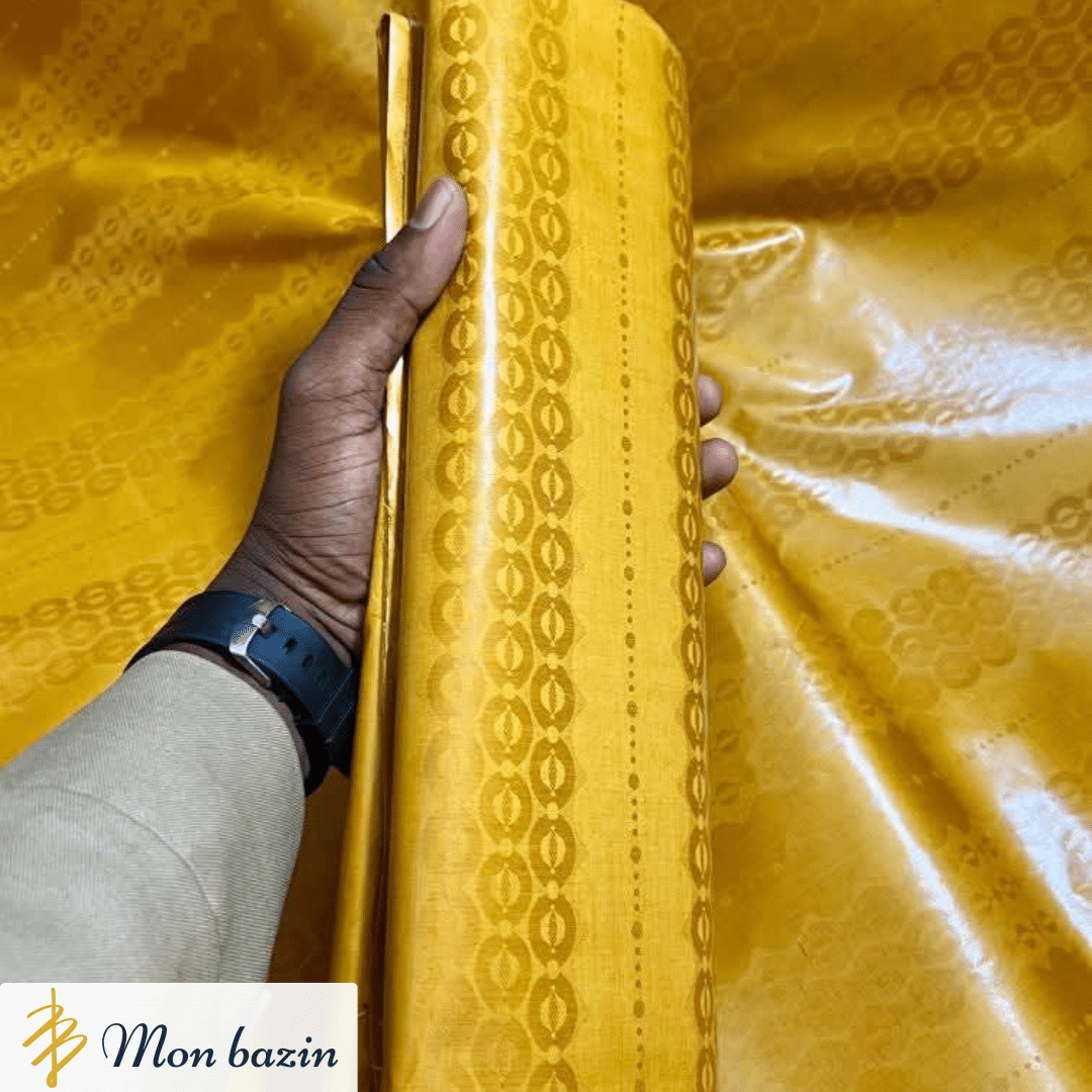 27 Bazin riche Jaune Sublime “Niono” – Image 1