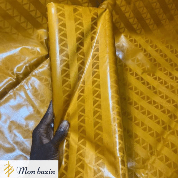 Bazin riche Jaune Soleil “Bougouni”