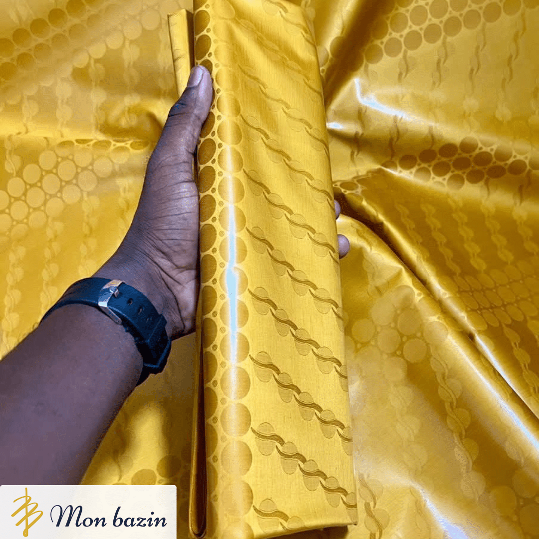 31 Bazin riche Jaune Radieux “Koutiala” – Image 1