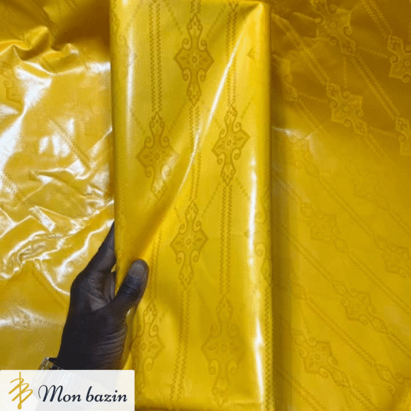 Bazin riche Jaune Doré “Bafoulabé”