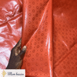 Bazin riche Orange Flamboyant “Yanfolila”