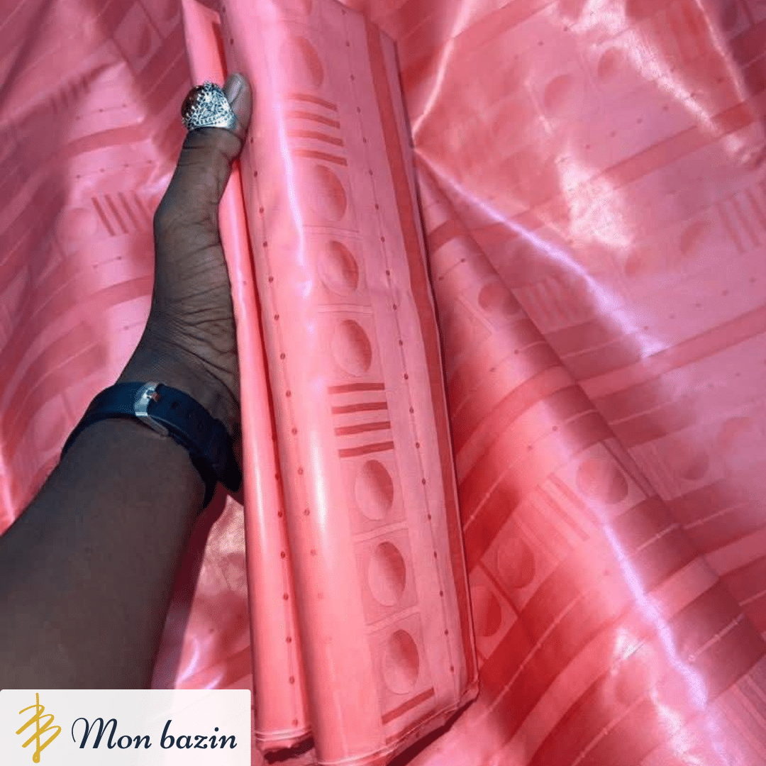 44 Bazin riche Orange Éclatant “Yorosso” – Image 1