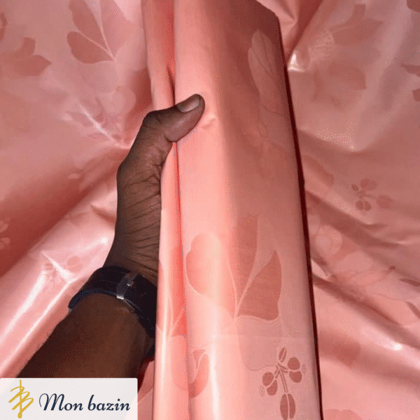 Bazin riche Orange Radieux “Bafoulabé”