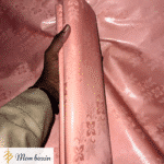 Bazin riche Orange Flamboyant “Goundam”