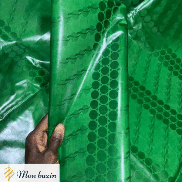 Bazin riche Vert Turquoise “Goundam”