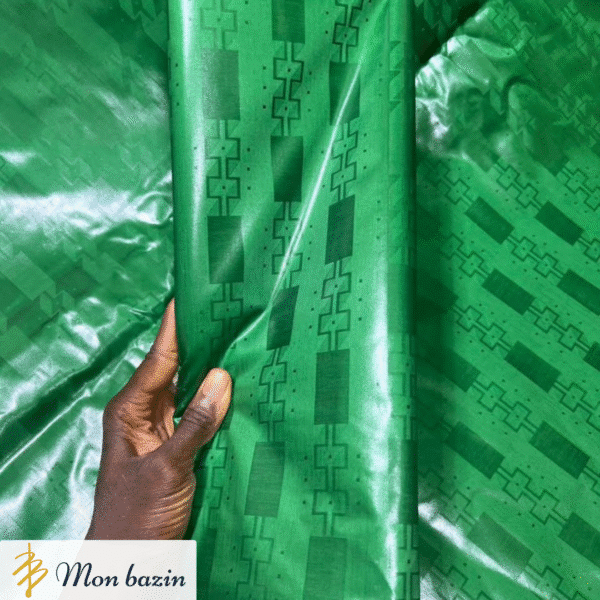 Bazin riche Vert Saphir “Mopti”