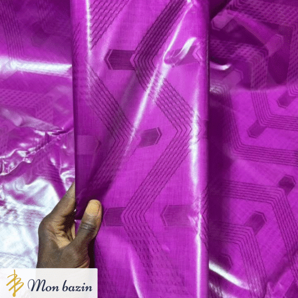 Bazin riche Violet Améthyste “Bandiagara”