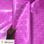 Bazin riche Rose Royal “San”