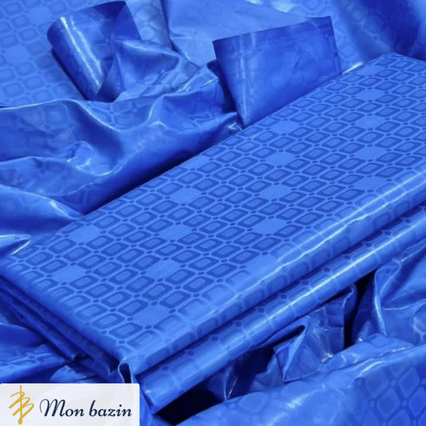 Bazin riche Bleu Royal “Bougouni”