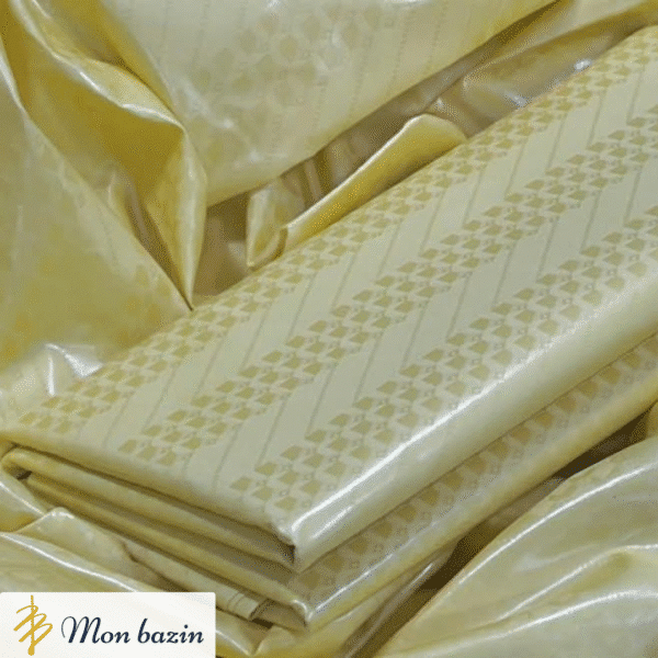 Bazin riche Jaune Lumineux “Mopti”