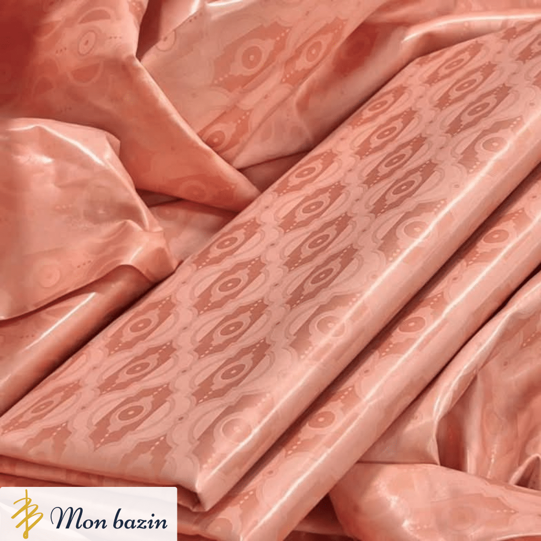 93 Bazin riche Orange Majestueux “Tominian” – Image 1