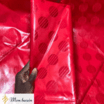 Bazin riche Rouge Parme “Yanfolila”