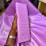 Bazin riche Violet Sublime “Koutiala”