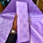 Bazin riche Violet Profond “Djenne”