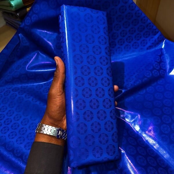 Bazin riche Bleu Majestueux “Koutiala”