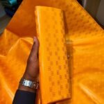Bazin riche Orange Sublime “Banamba”