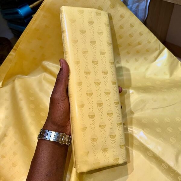Bazin riche Jaune Sublime “Koulikoro”