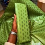 Bazin riche Vert Tilleul “Diéma”