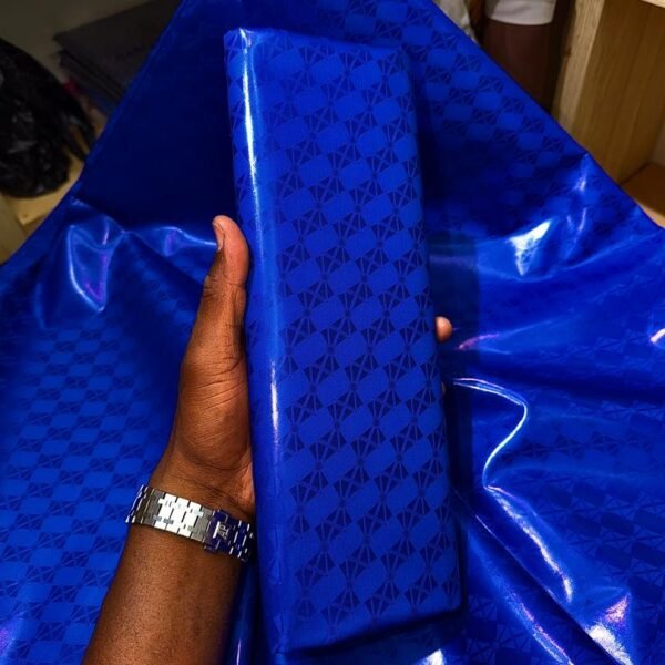 Bazin riche Bleu Intense “Ségou”